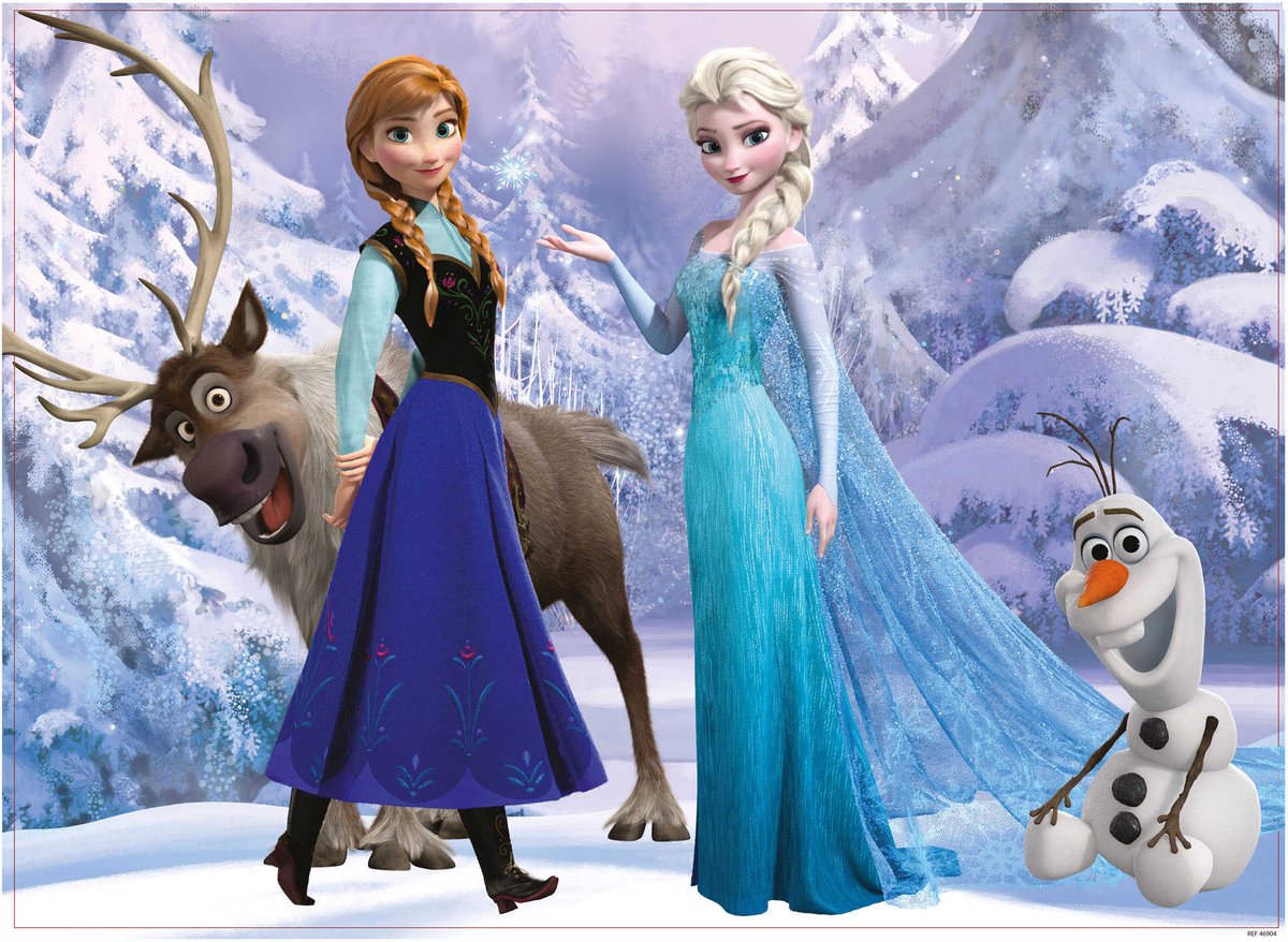 Lisciani disney puzzle df maxi piso 108 frozen elsa y anna