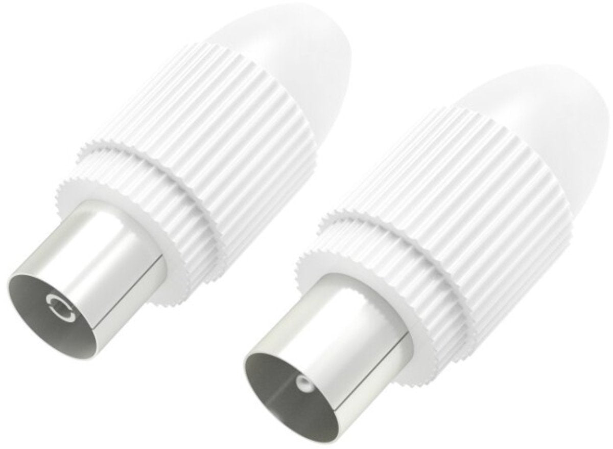 Hama coax set connector coupling clampable