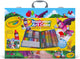 Crayola - valigetta artistica ispirata - pacchetto hobby - valigetta artigianale 155 pezzi per bambini