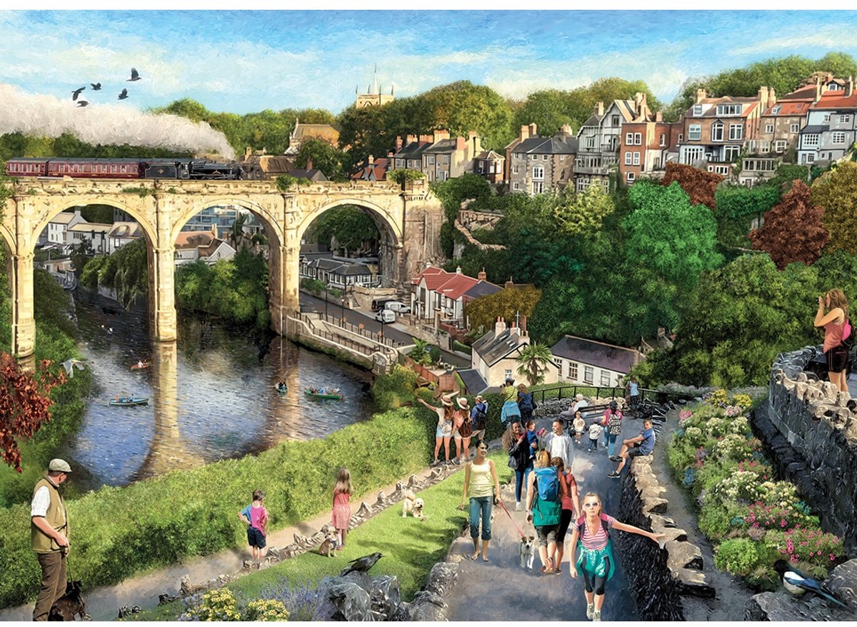 Gibsons - knaresborough (di czes pachela) - 1000 pezzi 68×49 cm (l×a) - puzzle per adulti