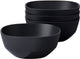 Mepal serving bowl silueta - 4x 250 ml - salad bowl - nordic black