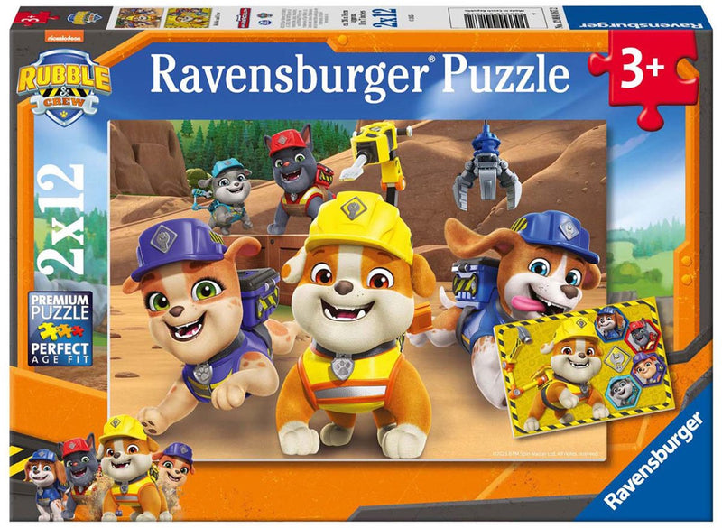 Puzzle Ravensburger Rubble Crew - 2x12 pz.
