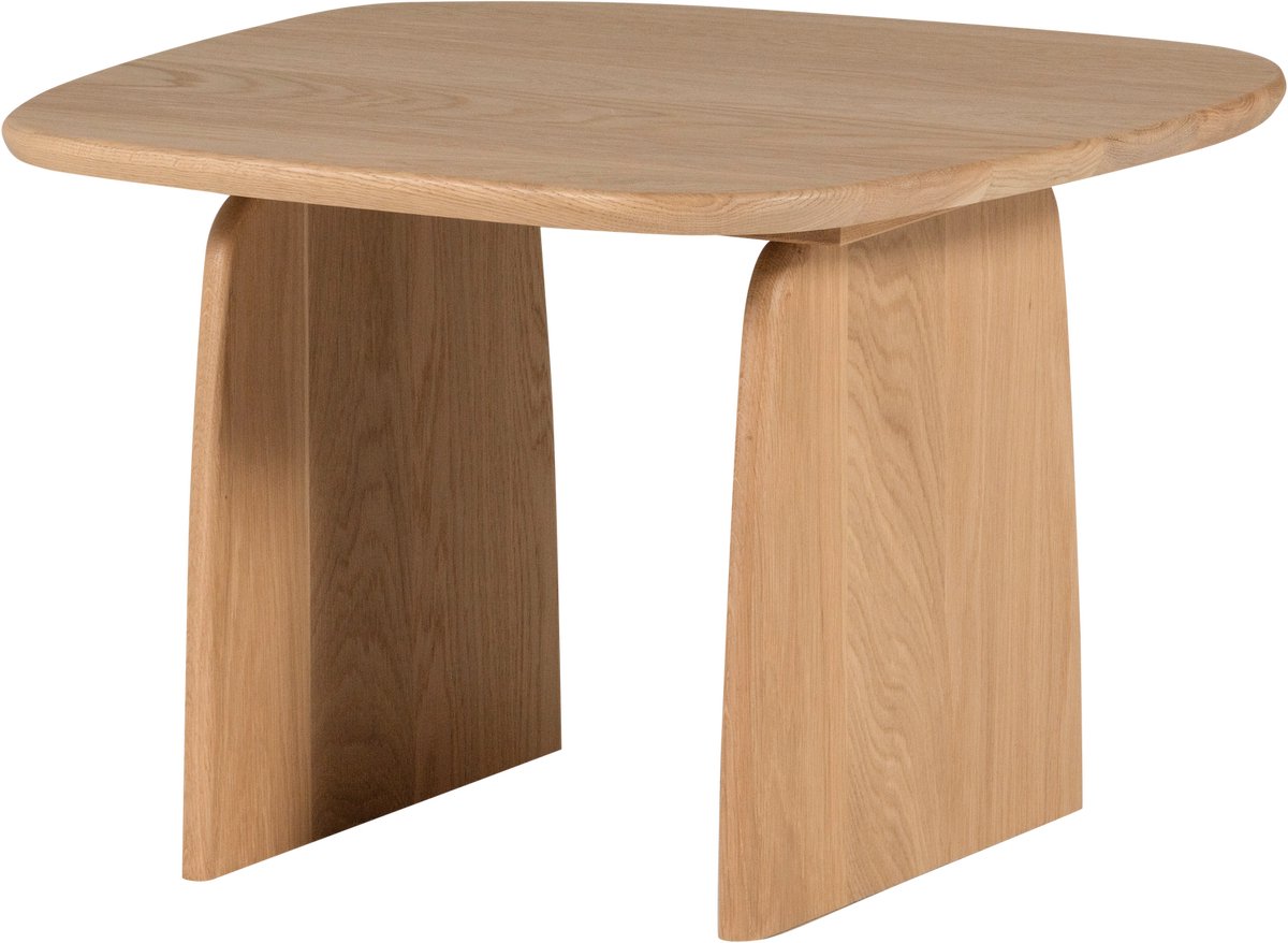 Mesa de centro Woood tablo 60 cm - roble - transparente - 40x59x59