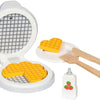 Iron Waffle de madera Goki con accesorios, 9dlg.