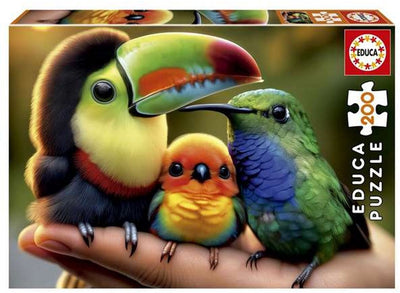 Educa puzzle pajaros 200 piezas