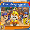 Ravensburger legpuzzel paw patrol rubble crew - 2x12 stukjes karton.
