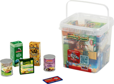 Prodotti del negozio di giocattoli Klein - testo in tedesco - grande