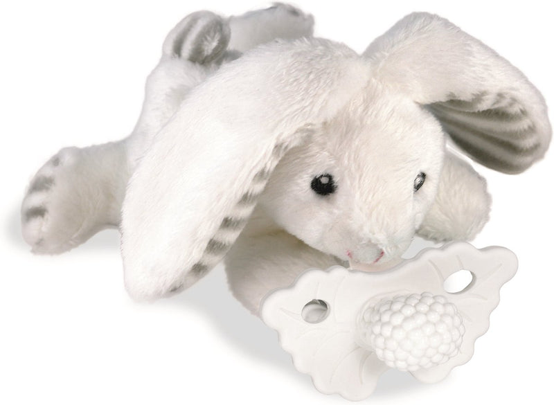 Razbaby - Peluche ciuccio Razbuddy con ciuccio per dentizione Razberry - Coniglio