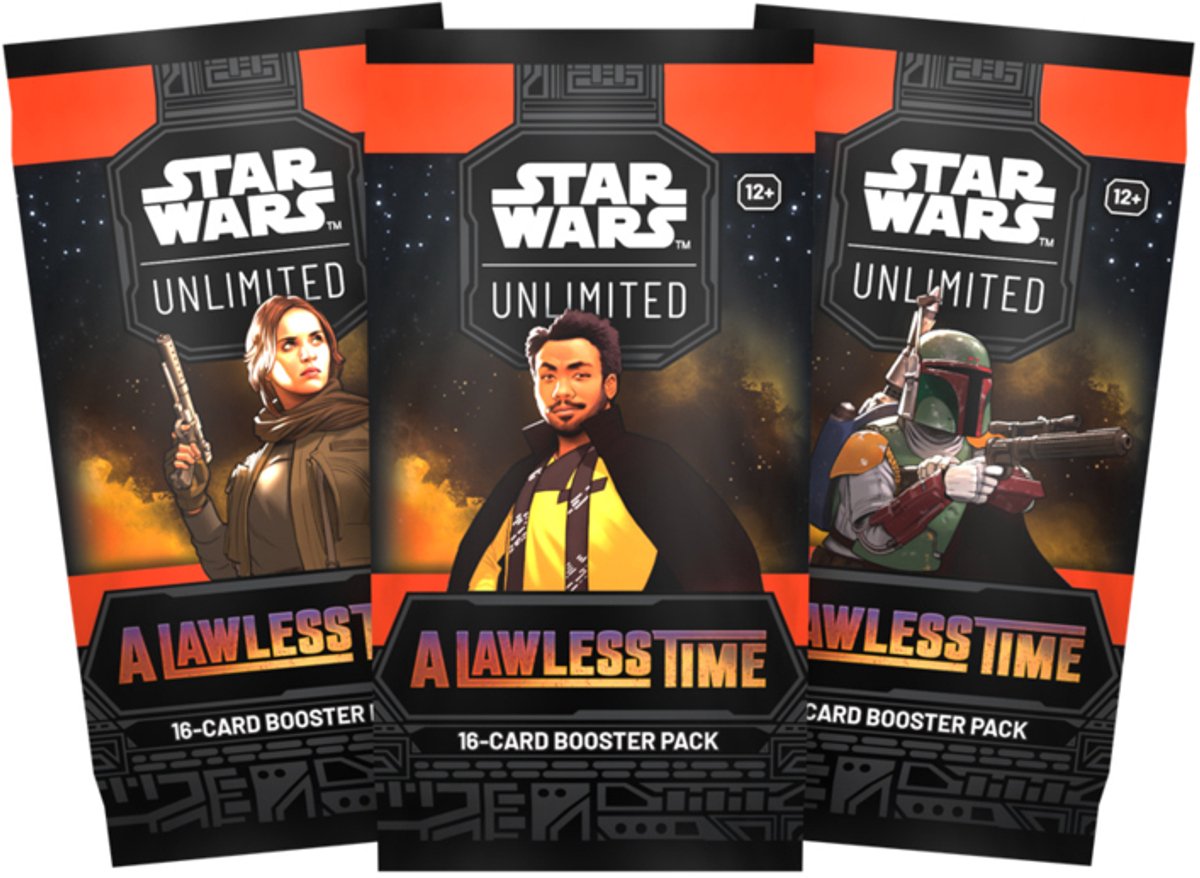 Asmodee star wars unlimited tcg - a lawless time booster pack