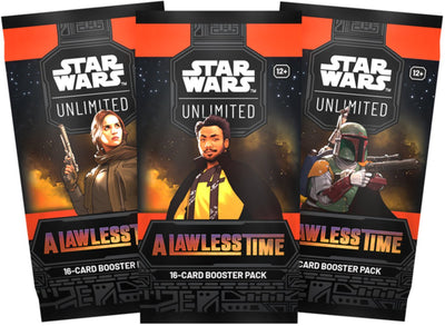 Asmodee star wars unlimited tcg: un paquete de refuerzo del tiempo sin ley