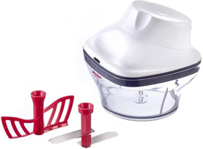 Miscelatore per condimento con taglierina per erbe aromatiche Westmark, con coltello e accessorio per miscelare, volume di riempimento: 250 ml, acciaio inossidabile, argento, 11592260