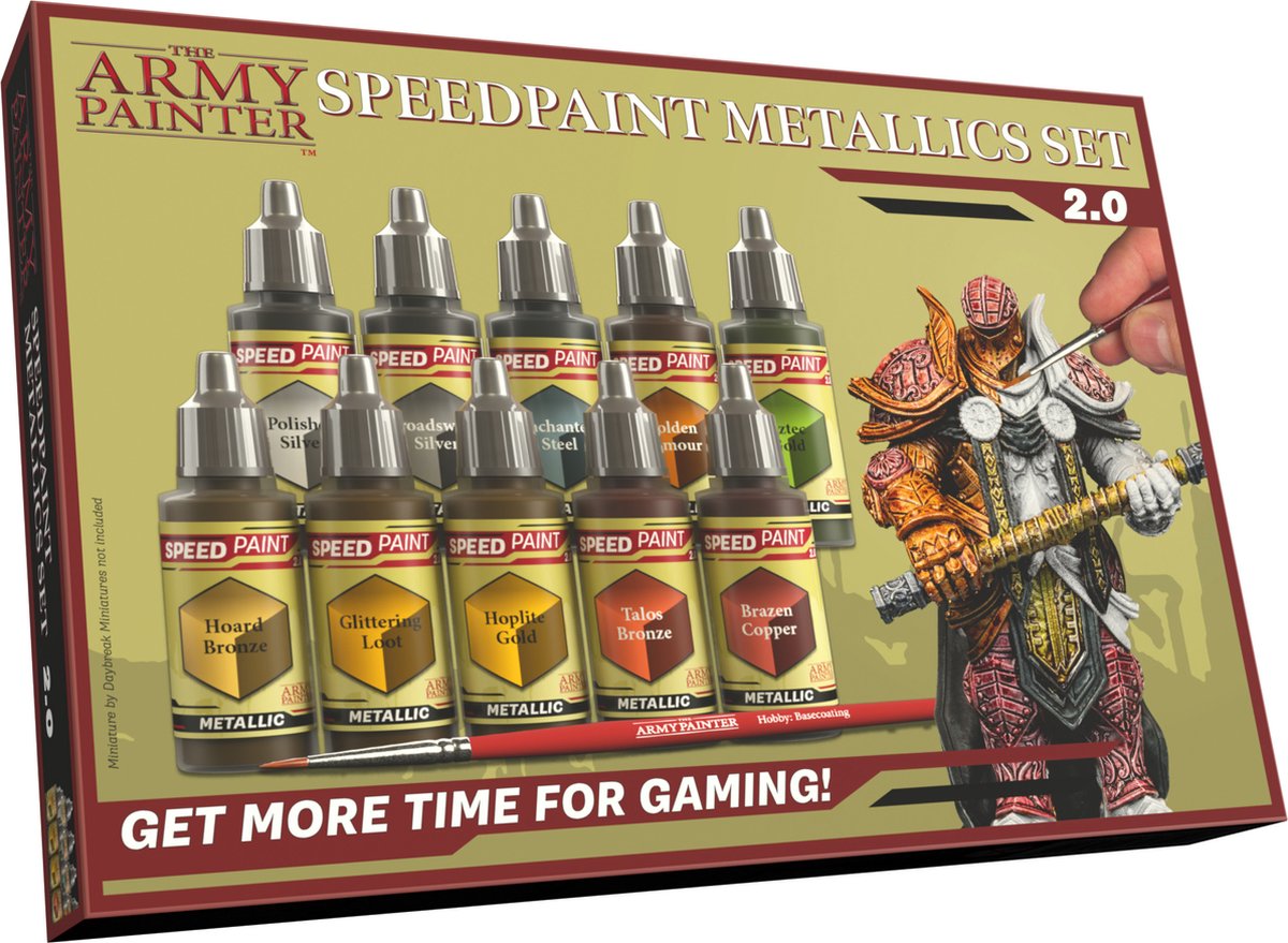 Il pittore militare speedpaint Metallics set 2.0, 10 x 18 ml