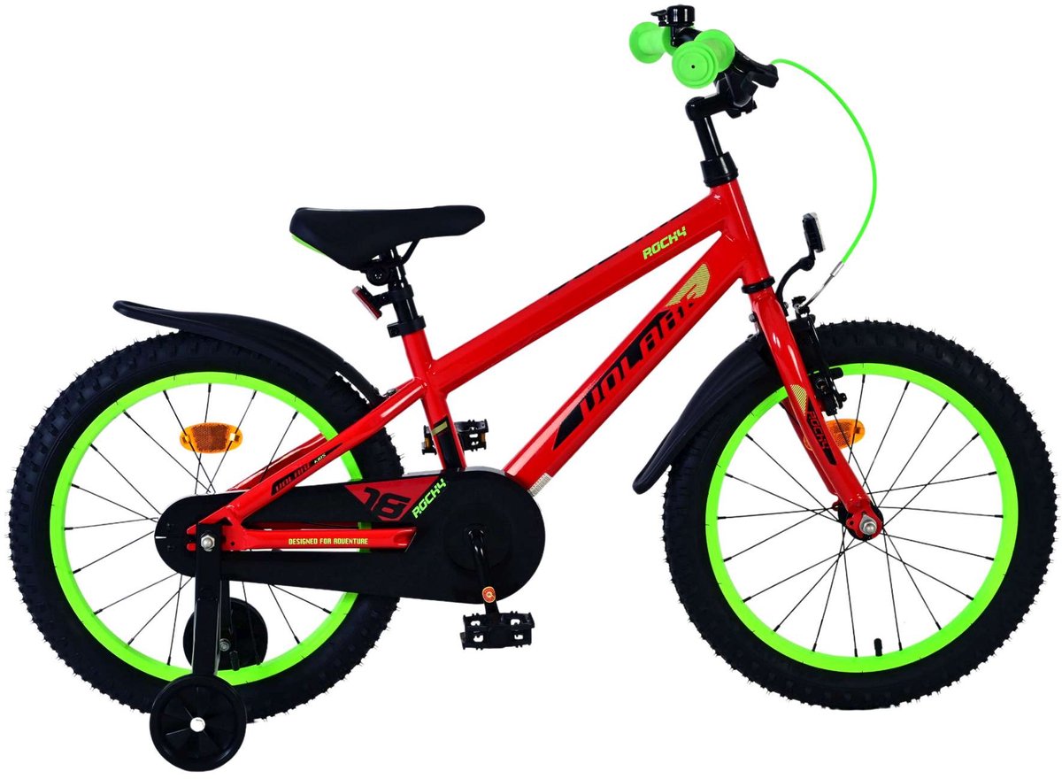 Volare Rocky Kinderfiets - Jongens - 18 inch - Rood