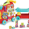 Vtech baby rijd leer letterlocomotief - interactief educatief speelgoed - cijfers, kleuren en letters - cadeau - baby speelgoed 1 jaar tot 3 jaar