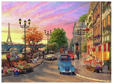 Atmosfera serale di Ravensburger puzzle a Parigi, 500 °.