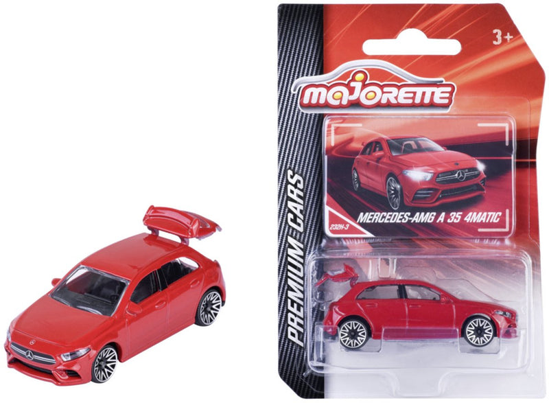 Majorette Mercedes Benz A 35 AMG 4matic, rossa (auto premium)