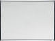 Pizarra blanca Nobo con marco curvo 58,5 x 43 cm - accesorios de pizarra incluidos - blanca
