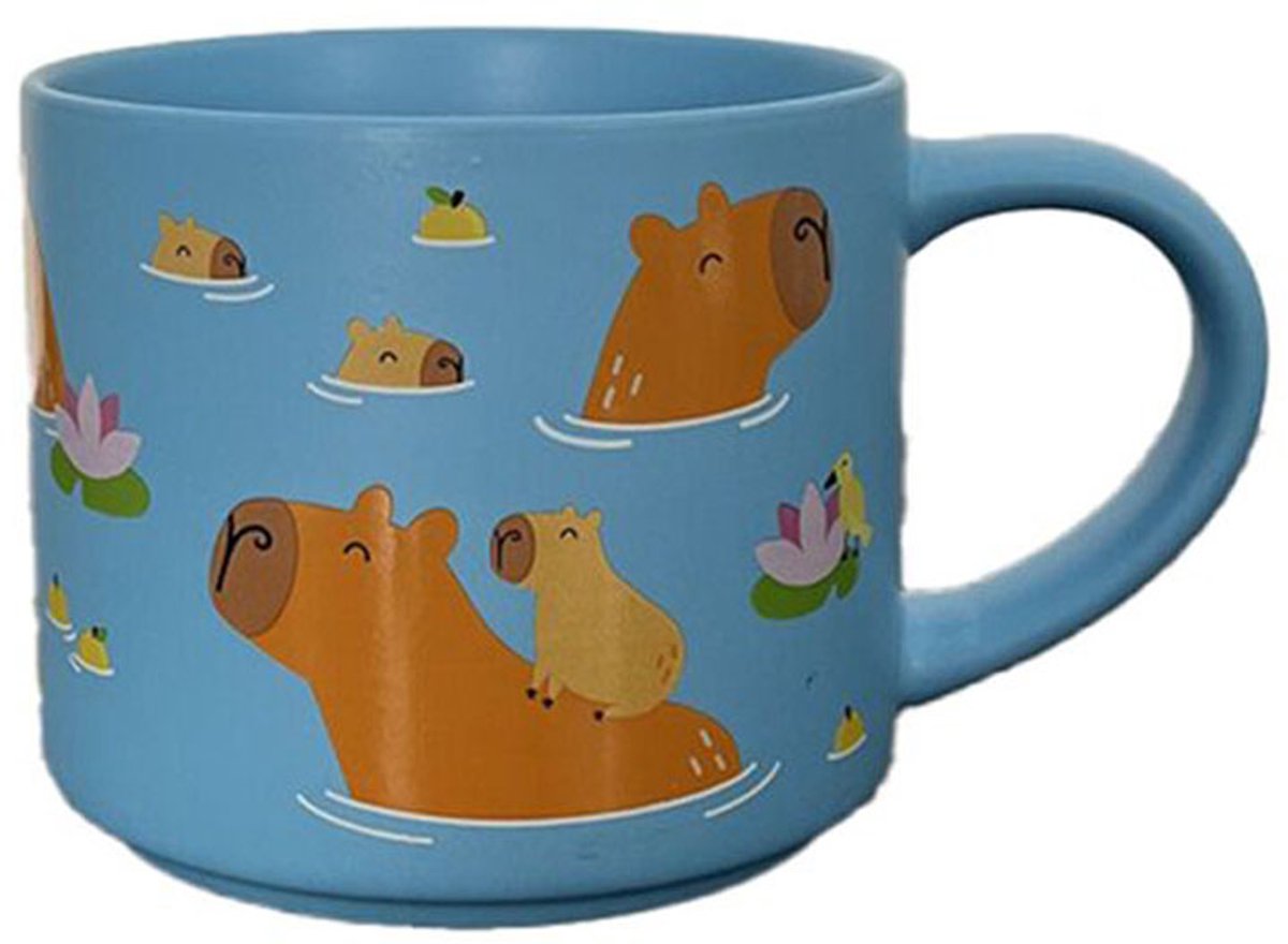 Taza grande de porcelana Carpincho