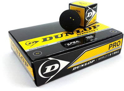 Dunlop - pro (doppio punto) - 12 palline da squash