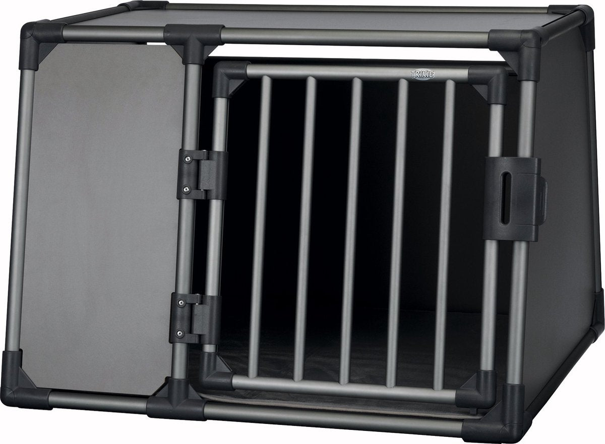 Trixie Transportbox in alluminio grafite