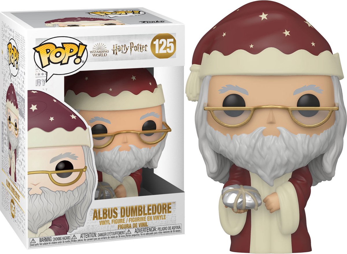 Funko harry potter collectible figure pop! holiday albus dumbledore 9 cm multicolours