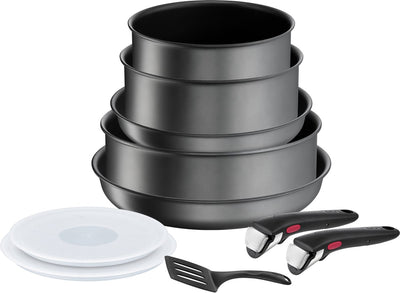 Tefal ingenio daily chef - set di padelle - 10 pezzi