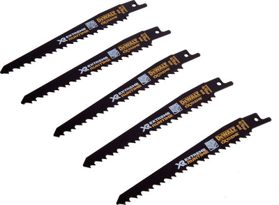 Accesorios Dewalt dt99554-qz xr 152mm 6tpi hojas de sierra alternativa (5 piezas) - dt99554-qz