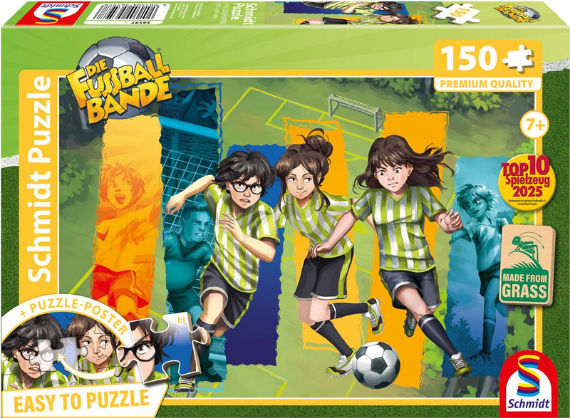 Schmidt - puzzle - la banda di calcio, la squadra del - die fussballbande - 150 pezzi - bambini - da 7 anni