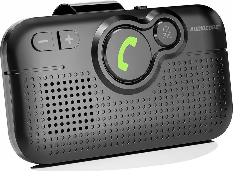 Audiocore ac475 - kit manos libres - sistema de altavoces - bluetooth 5.0 - kit de coche bluetooth - inalámbrico - llamadas manos libres - universal