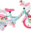 Volare unicorn kinderfiets - meisjes - 12 inch - groen - twee handremmen