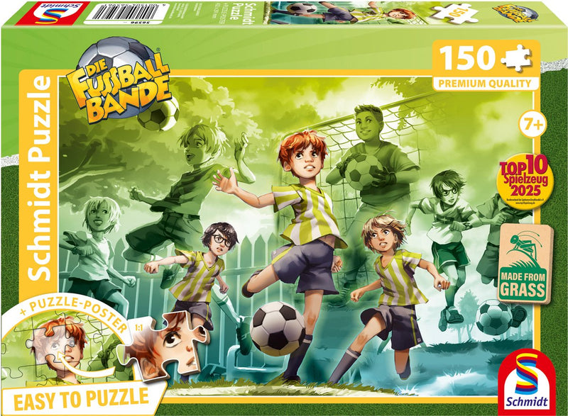 Schmidt - puzzle - la squadra di calcio, restare sulla palla, - la banda di fussball - 150 pezzi - bambini - da 7 anni