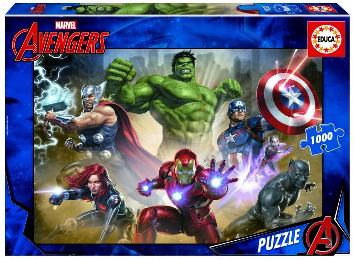 Marvel educa - avengers 1000 teile puzzle