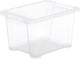 Caja de almacenamiento básica Rotho core - juego de 4 - apilable - 15 litros