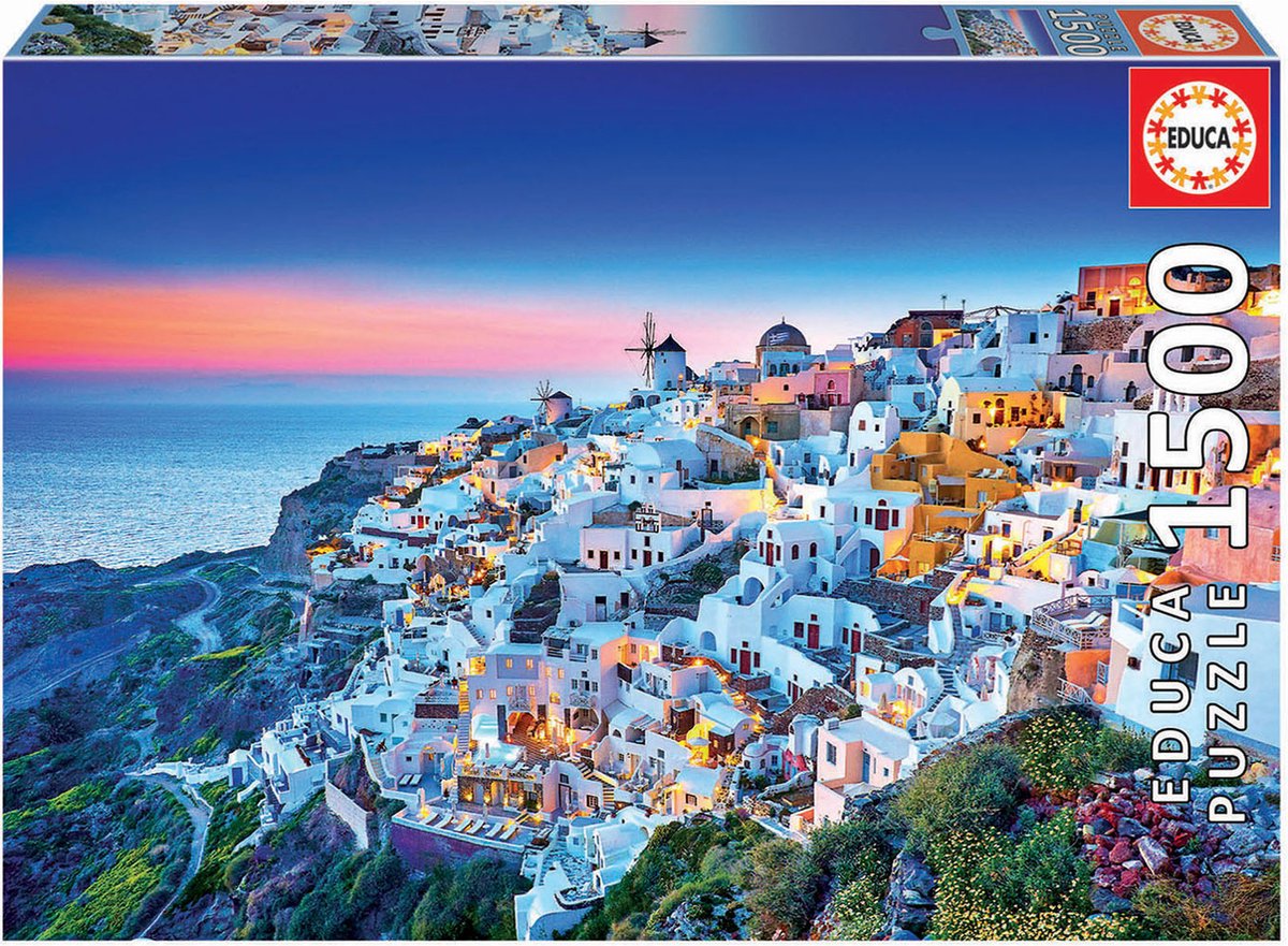 Educa - puzzel - 1500 stuks - santorini