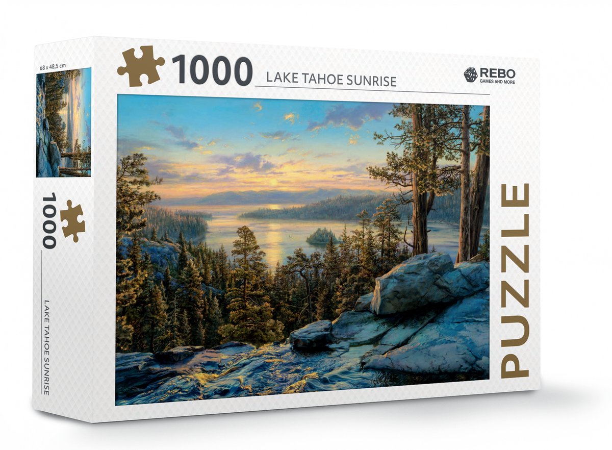 Rebo Productions Puzzle Lake Tahoe Sunrise 1000 pezzi