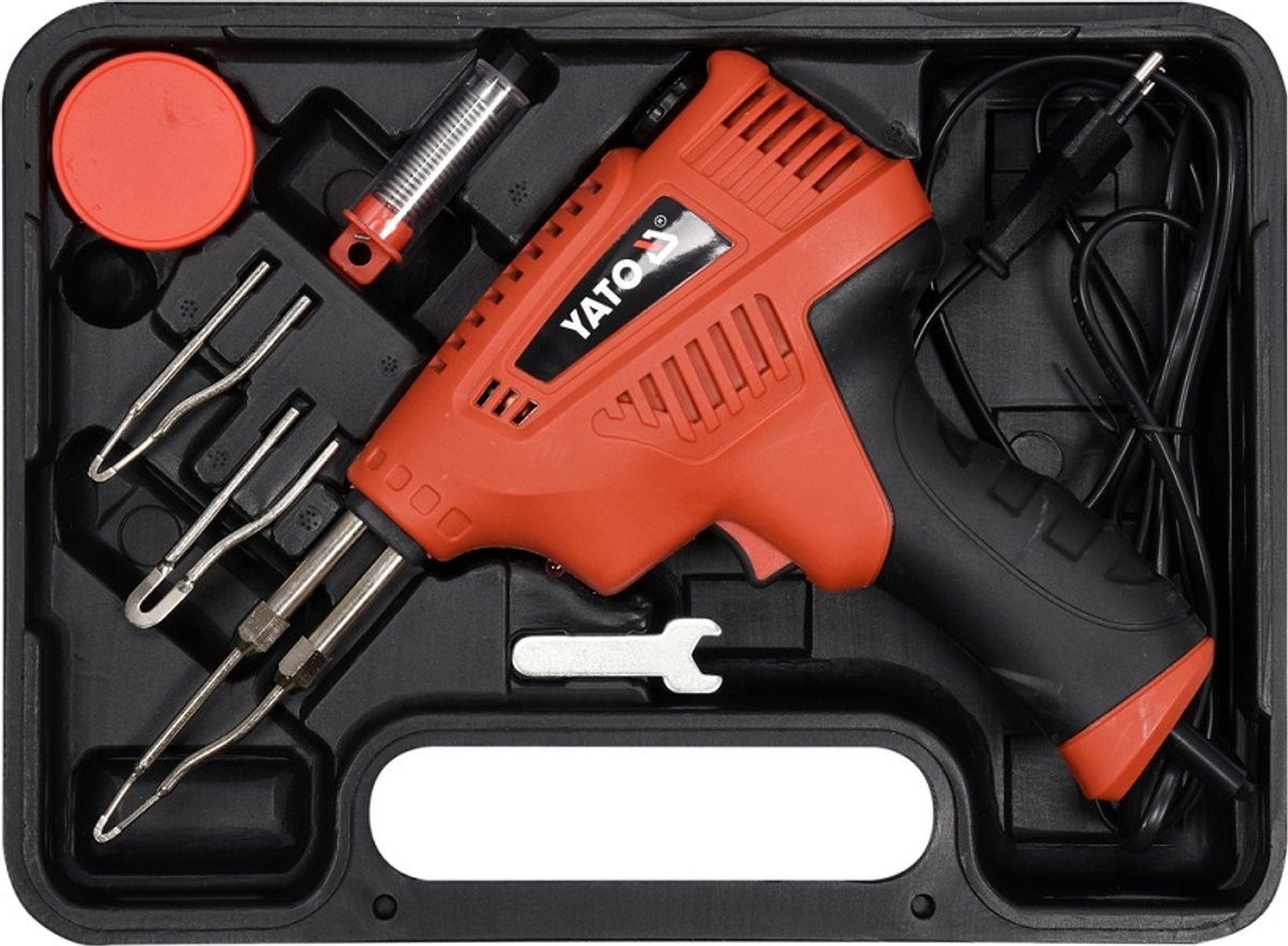 Yato yt-82451 serie - transformator soldering tool - 200w - led verlichting - ergonomische handgreep