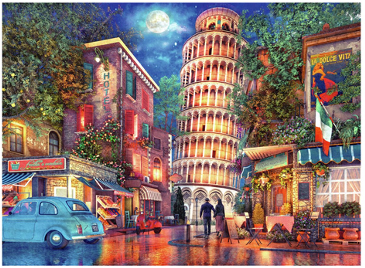 Ravvensburger Jigsaw puzzle sera a Pisa, 500st.