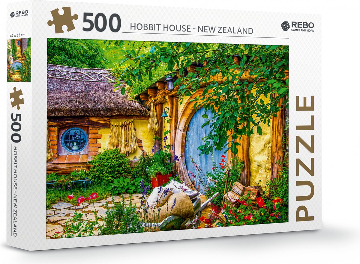 Rebo Productions Puzzle Hobbit House - 500 pezzi - a partire da 6 anni
