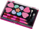 Klein toys princess coralie cosmetica set - oogschaduw, blush en lippenstift - incl. applicators - zwart roze