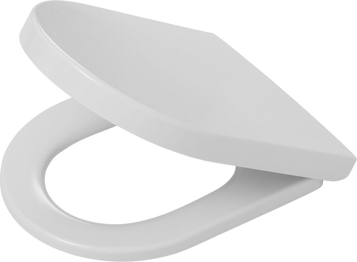 Tiger Tiger Asiento de inodoro de color cerrado suave Memphis Duroplast White 252930646
