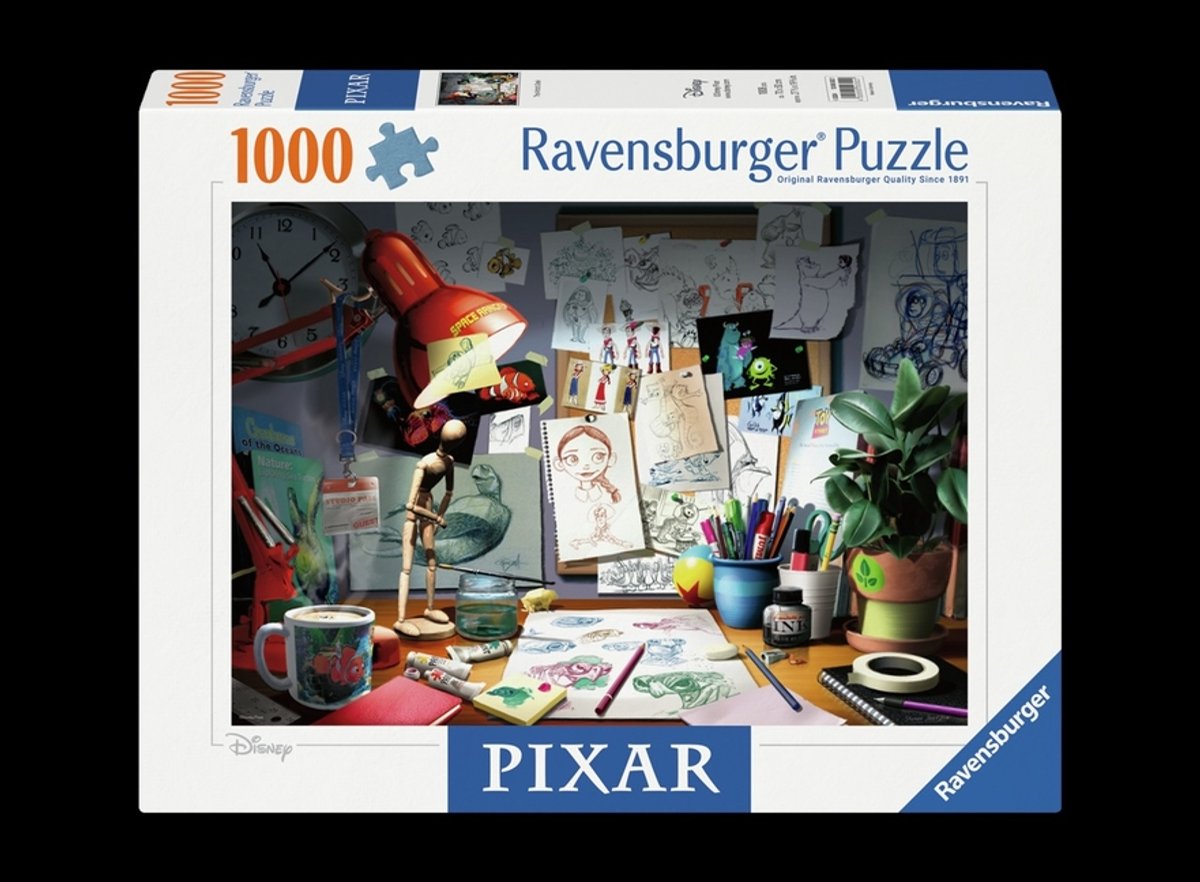 Ravensburger the artist's desk 1000 pc puzzle