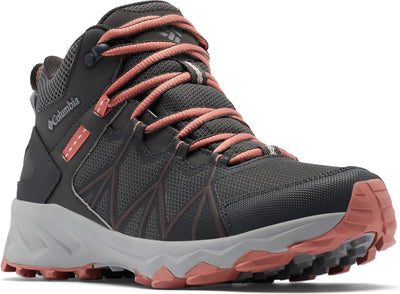 Botas de montaña Columbia Peakfreak™ II Mid Outdry™ para mujer - gris oscuro, coral oscuro - talla 38