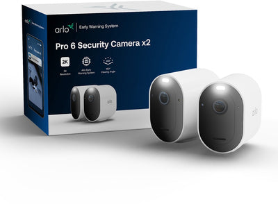Telecamera di sicurezza Arlo pro 6 2k+ - 2 telecamere IP