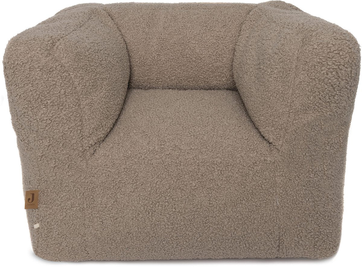 Jollein poltrona per bambini Teddy – da 1 a 4 anni – 46x110 cm - sabbia calda