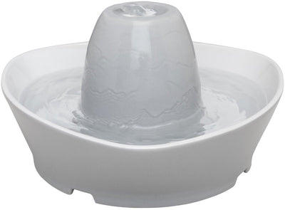 Petsafe ® streamside ceramic pet fountain - keramische drinkfontein voor katten en kleine honden - water borrelt zacht over de toren - door het design van alle kanten bereikbaar - 1,8 liter - streamside