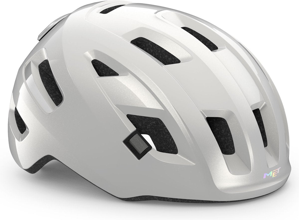 Met e-mob mips fietshelm mannen vrouwen - fietshelm e bike volwassenen - maat m (56-58cm) - nta8776 - white