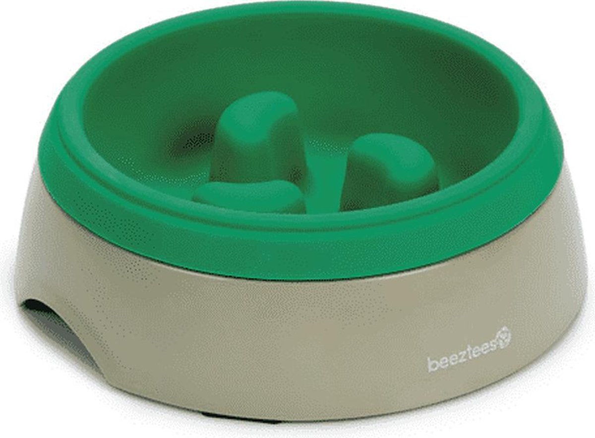 Beeztees melamine lento - anti-schrok eetbak - hondenvoerbak - slowfeeder hond - 0.25l