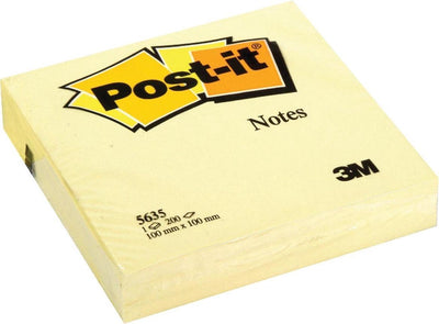 Post-it® post-it - blocco note 3m post-it 563 101x101mm giallo