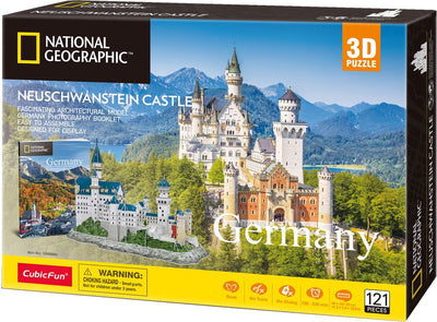 Cubic Fun 3D Puzzle National Geographic Neuschwanstein Castle