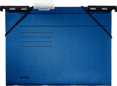 Leitz alpha® divide it up hanging file - 6 compartments - blue